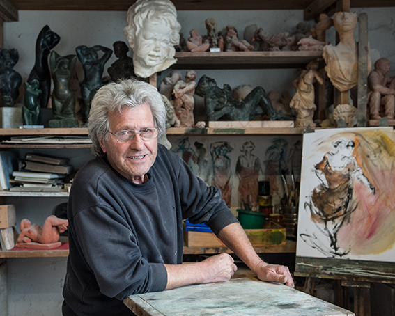 Robert Rayne, sculpteur et peintre